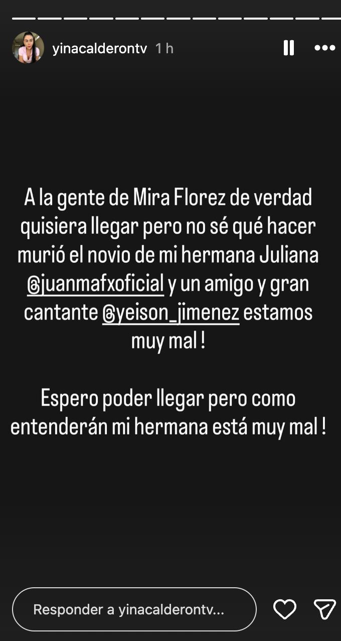 Créditos: Yina Calderón - Instagram