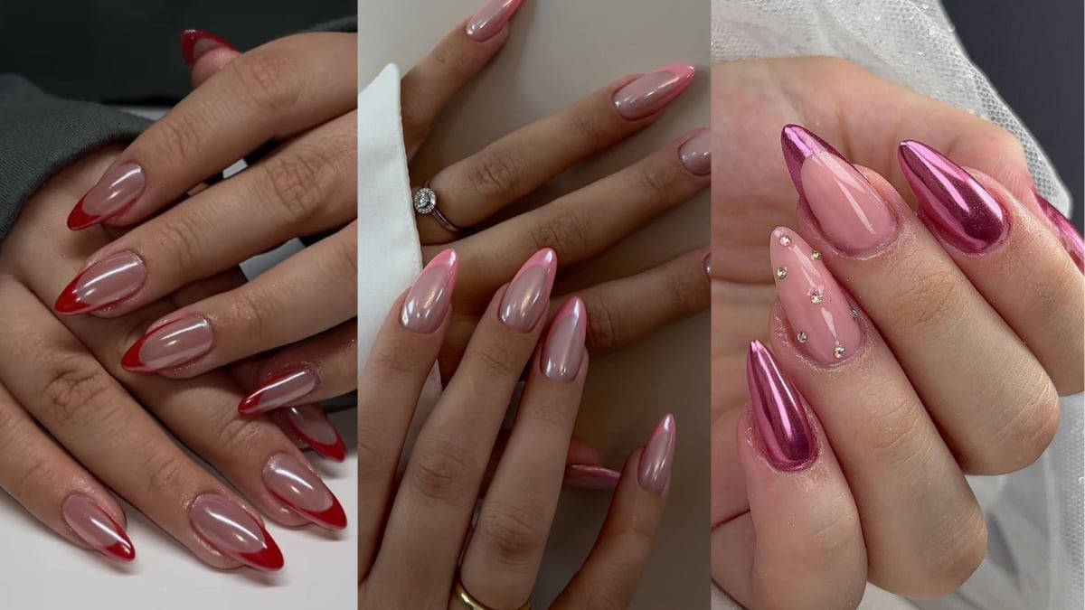 Uñas Francés Espejo | Créditos: Pinterest