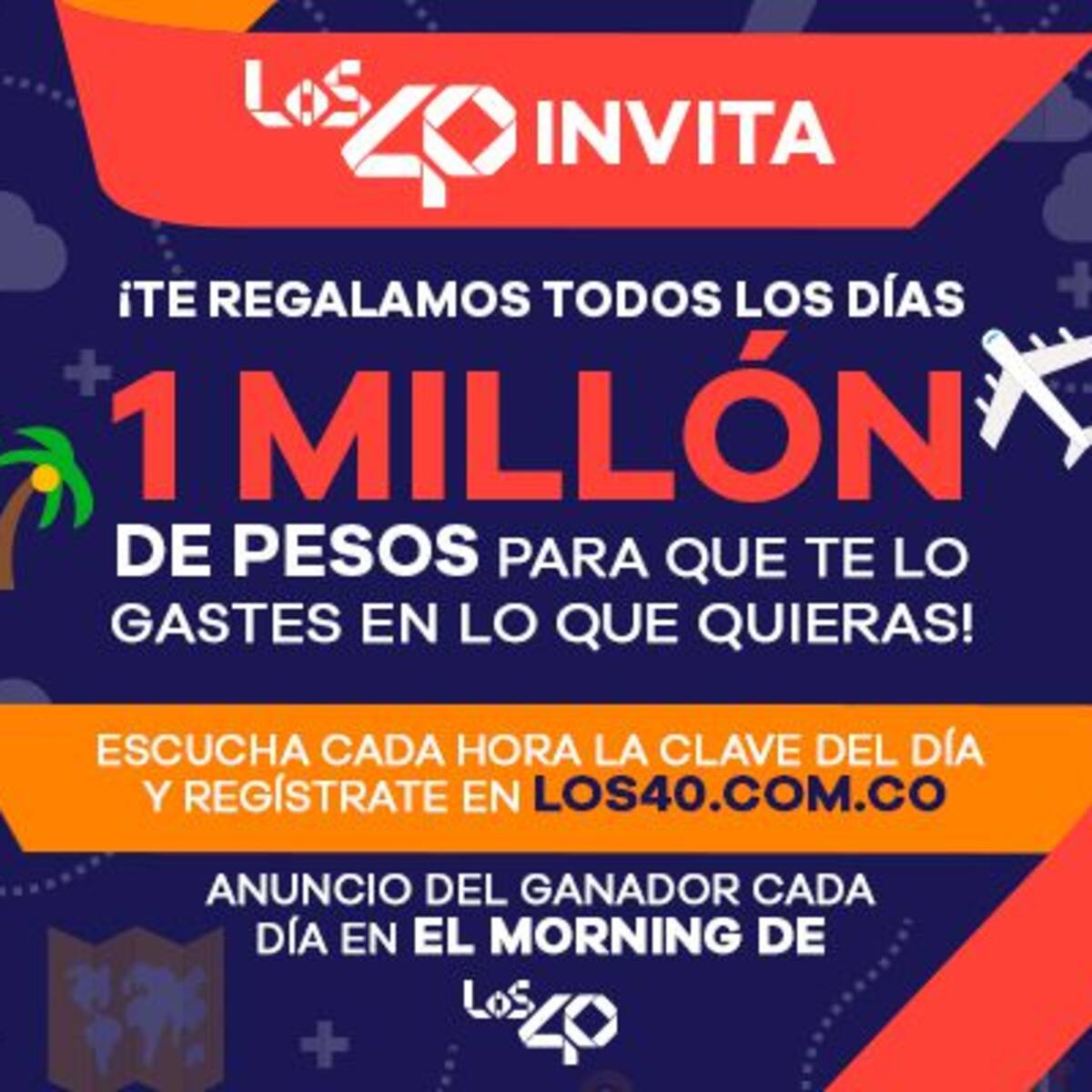 Regresa LOS40 Invita, te damos 1 millón para que los gastes en lo que quieras
