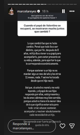 Créditos: Captura de pantalla de Instagram de Marcela Reyes