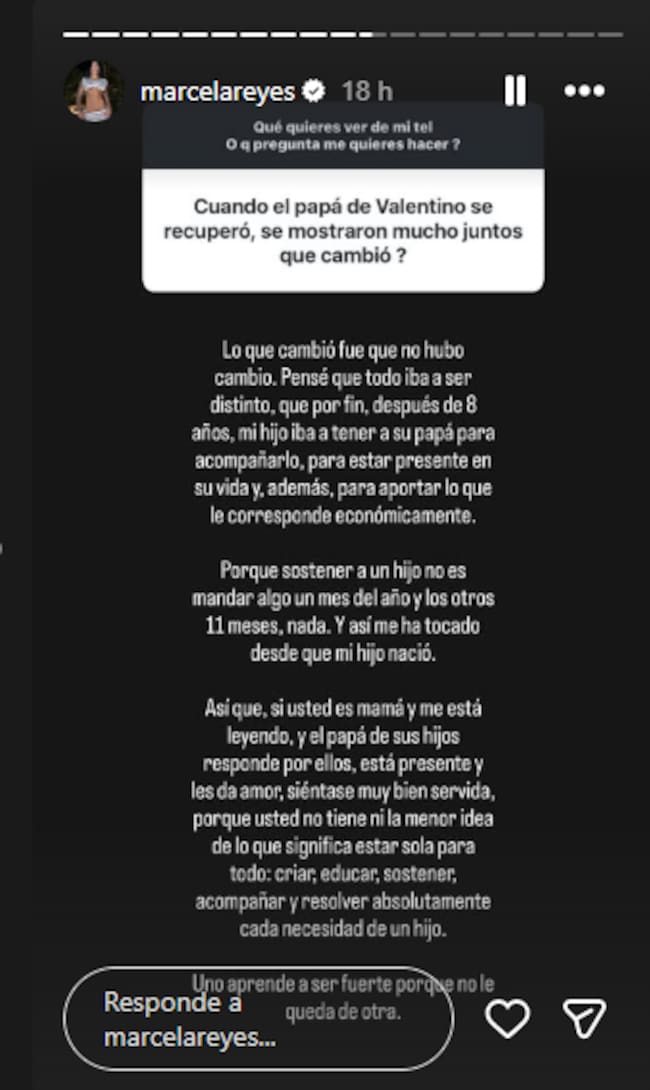 Créditos: Captura de pantalla de Instagram de Marcela Reyes