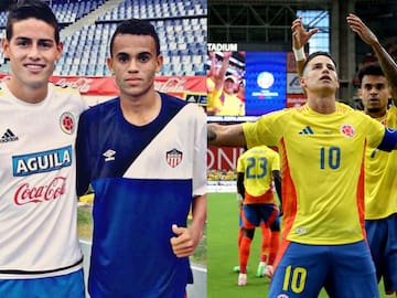 Luis Díaz le envió un emotivo mensaje a James Rodríguez tras triunfo de la Selección Colombia