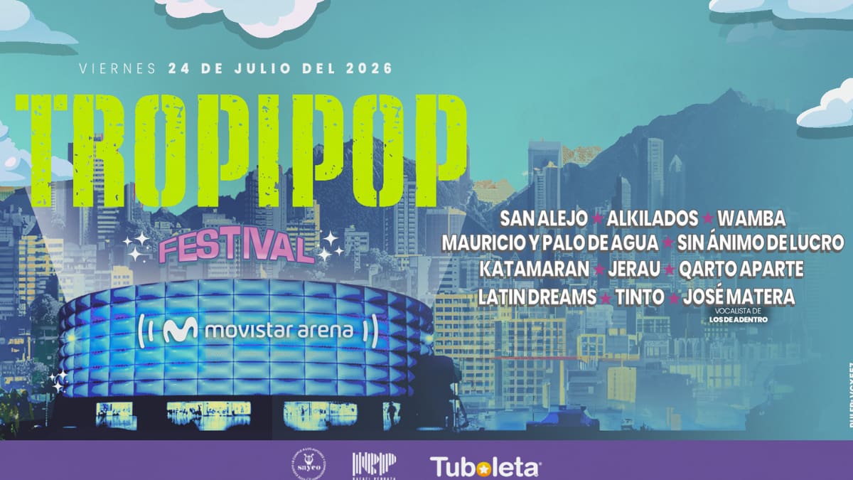 El Movistar Arena tendrá imperdible festival de Tropipop en 2026: Cuándo es, artistas, boletas y más