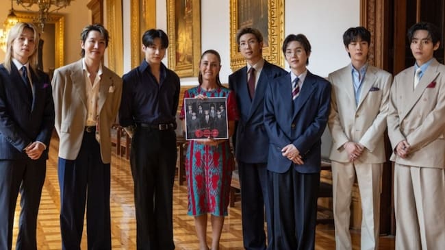 BTS EN PALACIO NACIONAL