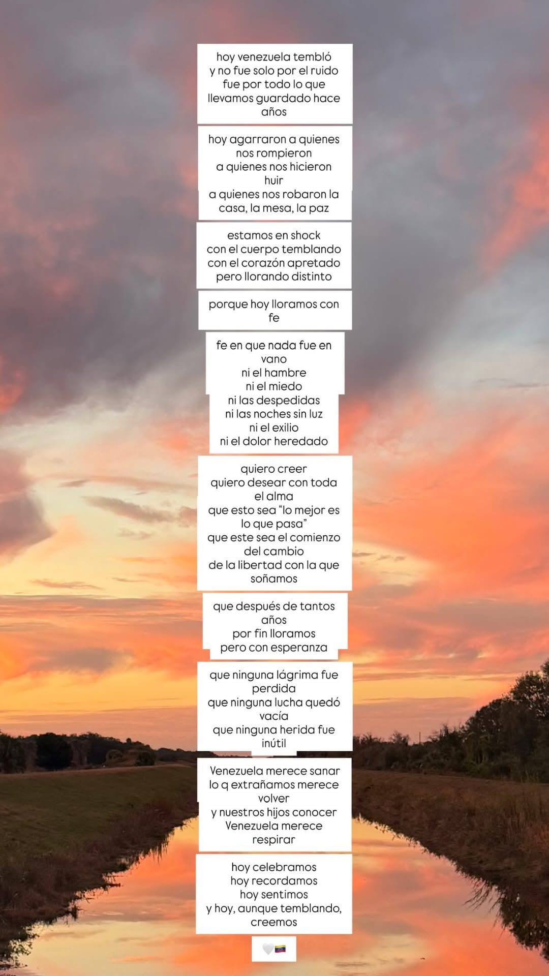 Créditos: Isabella Ladera historias IG mensajes captura Maduro