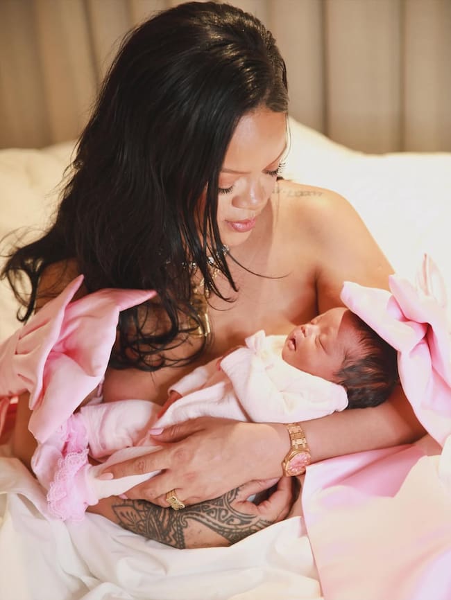 Créditos: Rihanna y su hija - Instagram
