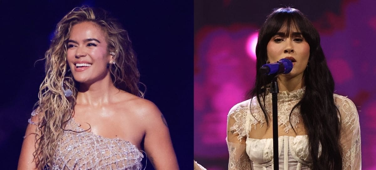Karol G y Aitana // Crédito: Getty Images.