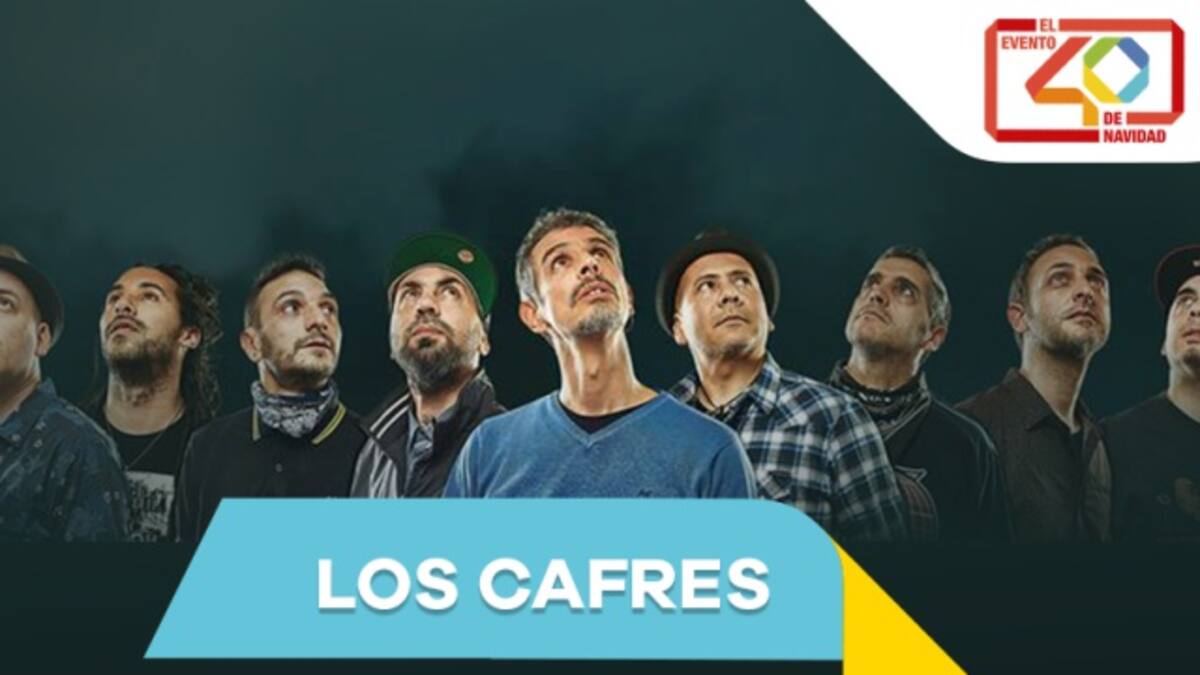 Los Cafres en el evento 40 de navidad