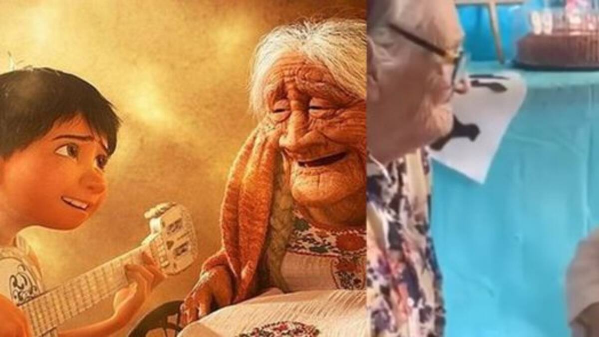 ¡Lloremos! Niño le canta ‘Recuérdame’ de Coco a su bisabuelita