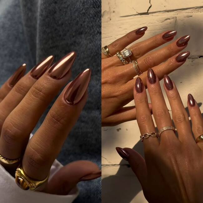 Créditos: Uñas piel trigueña Pinterest @kellyannham @Mariecherry0