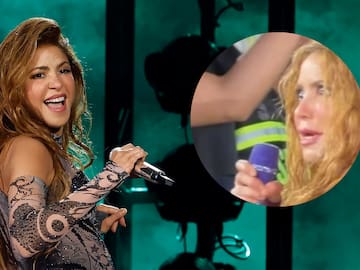 ¡Su cara lo dijo todo! El incómodo momento de Shakira al encontrarse cara de Piqué en pleno show