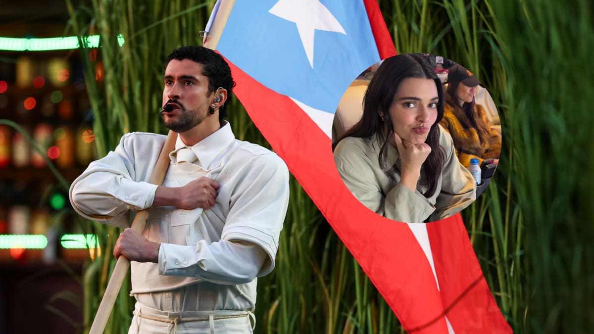 ¿Lo extraña? La inesperada reacción de Kendall Jenner al ver a Bad Bunny en el Super Bowl | VIDEO