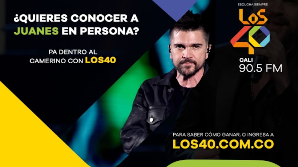 Pa Dentro al Camerino de Juanes con LOS40 Cali