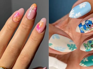 Luce tus manos este verano 2025 con diseños de uñas inspirados en ‘Lilo y Stitch’