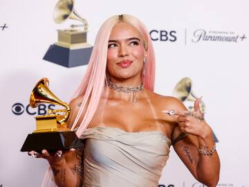 Karol G hace historia en los Grammy; es la primera mujer en ganar ‘Mejor Álbum de Música Urbana’