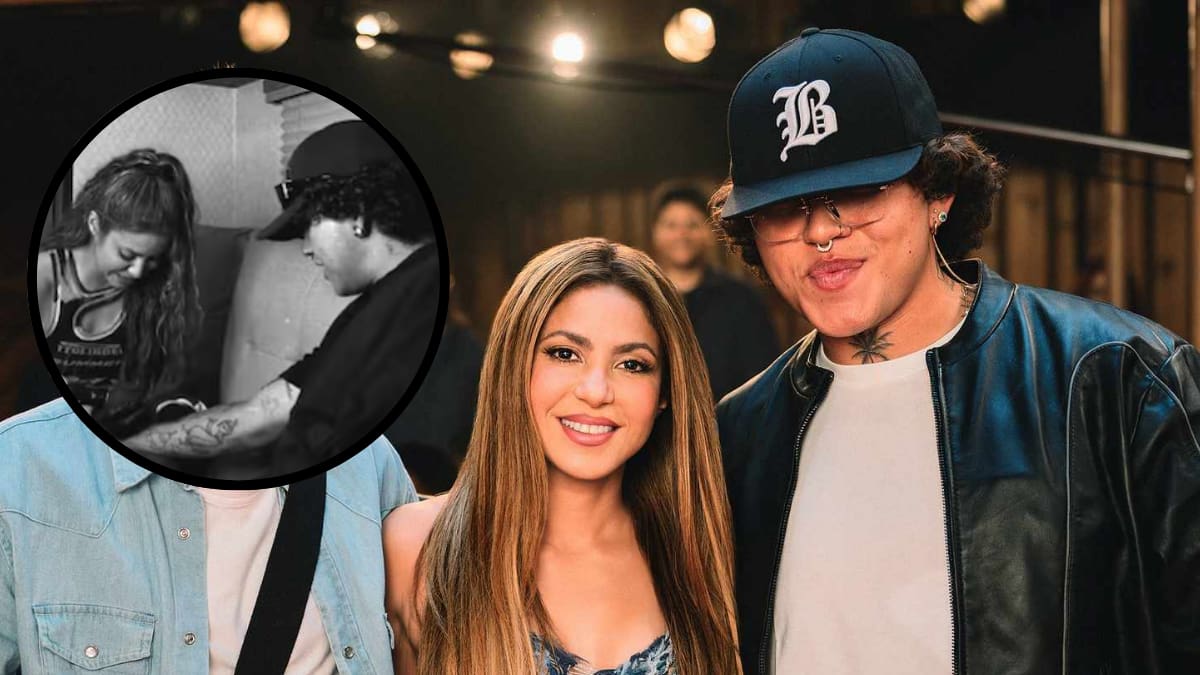 ¡Fin del misterio! Este fue el resultado del tatuaje que le hizo Shakira a Beéle ¿Qué tal quedó?