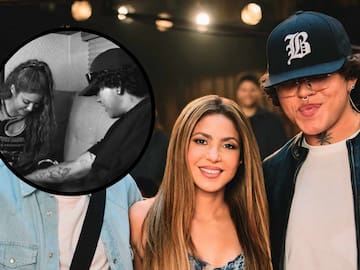 ¡Fin del misterio! Este fue el resultado del tatuaje que le hizo Shakira a Beéle ¿Qué tal quedó?