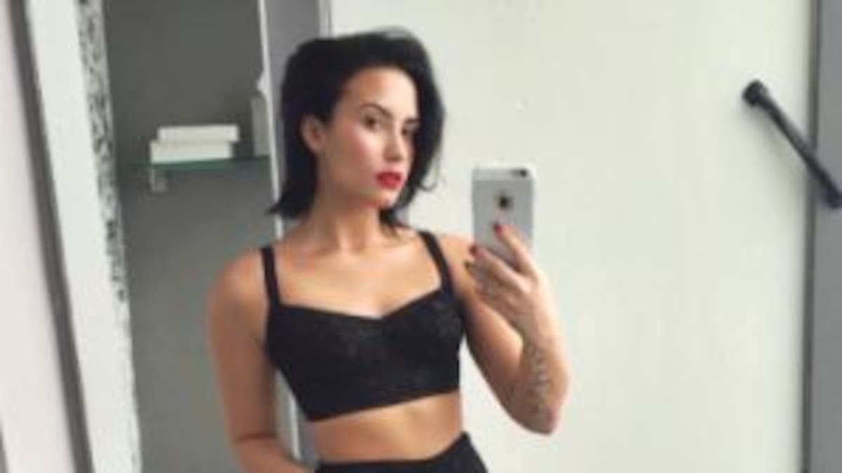 Demi Lovato presume sus ‘gorditos’ en Snapchat