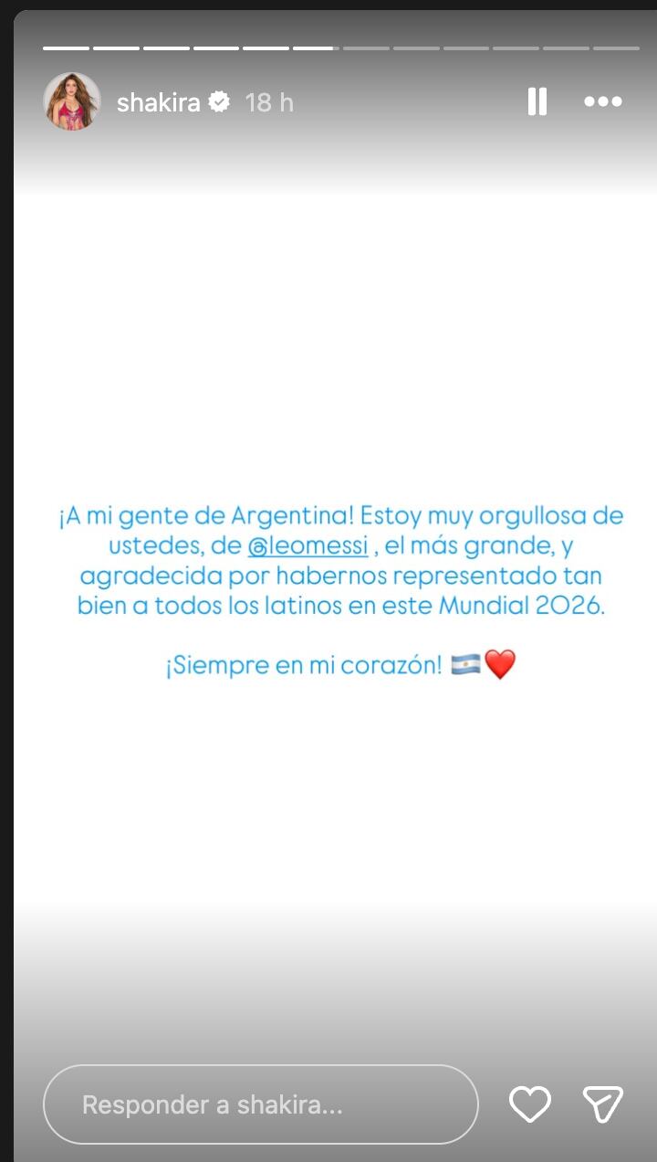 Créditos: Captura de pantalla de la cuenta de Instagram de Shakira