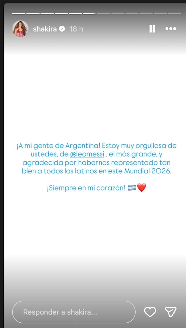 Créditos: Captura de pantalla de la cuenta de Instagram de Shakira
