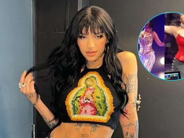 ¿Cazzu se burló de Ángela Aguilar? Apareció con disfraz que estaría inspirado en ella