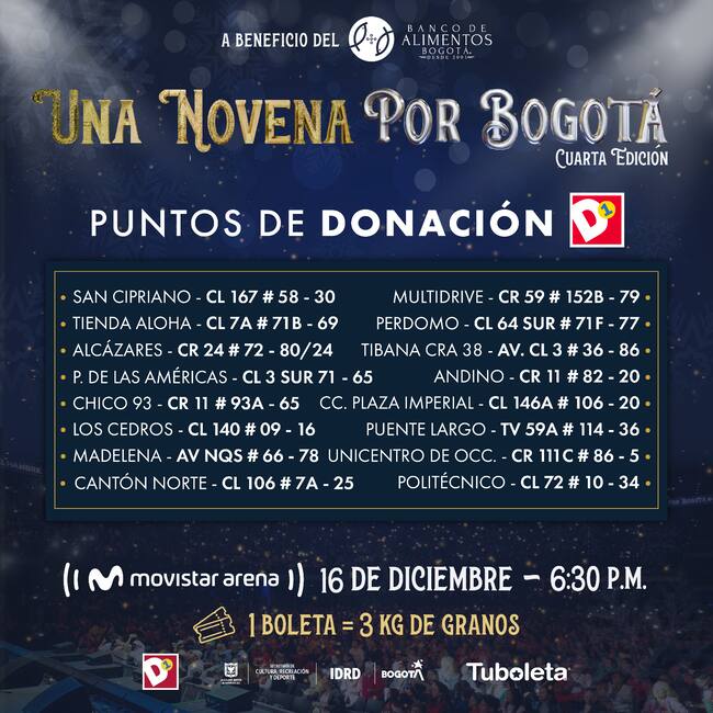 Crédito: Banco de Alimentos de Bogotá