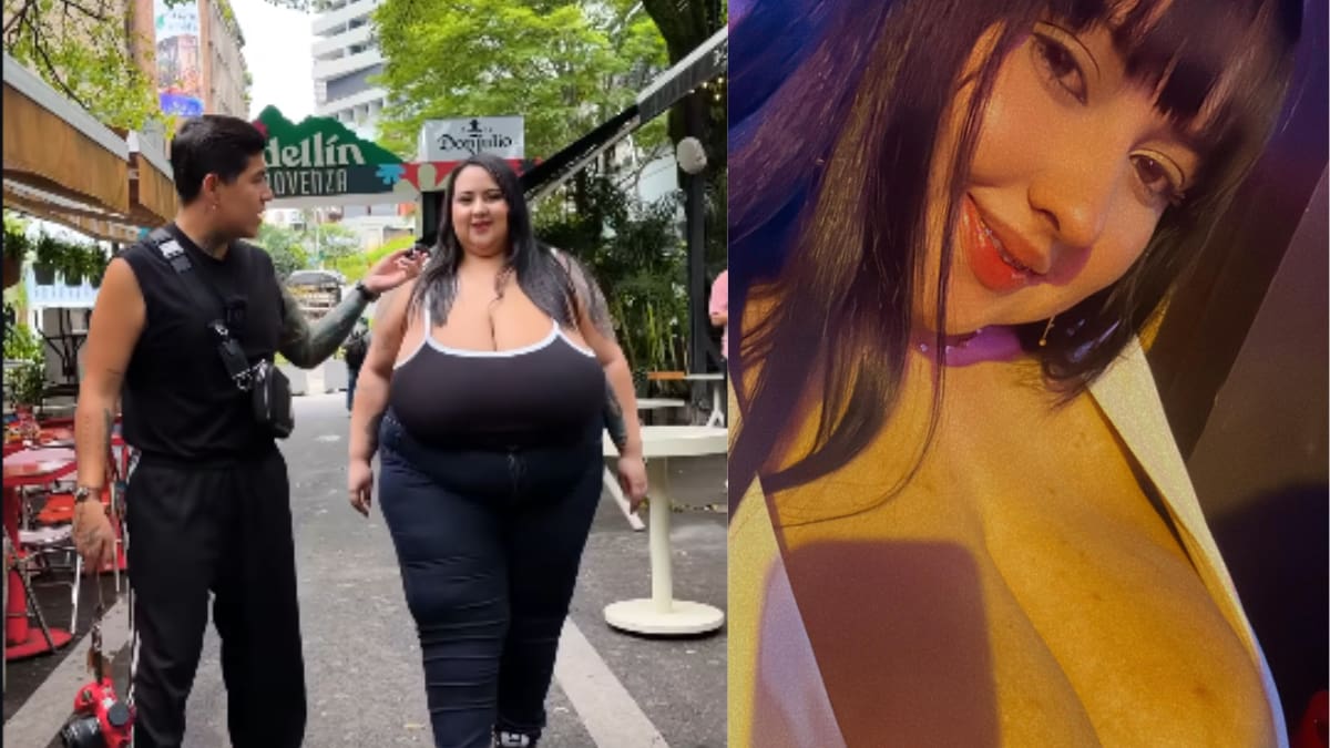 Mujer sorprende en redes al tener los senos más grandes de Colombia; es talla 46K