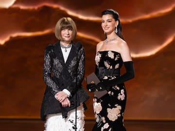 Anne Hathaway, Anna Wintour y su cómico guiño a 'El diablo viste de Prada’ en los Oscar