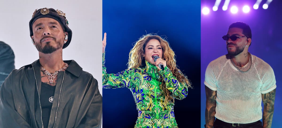 Créditos: Shakira, J Balvin y Ryan Castro - Getty Images