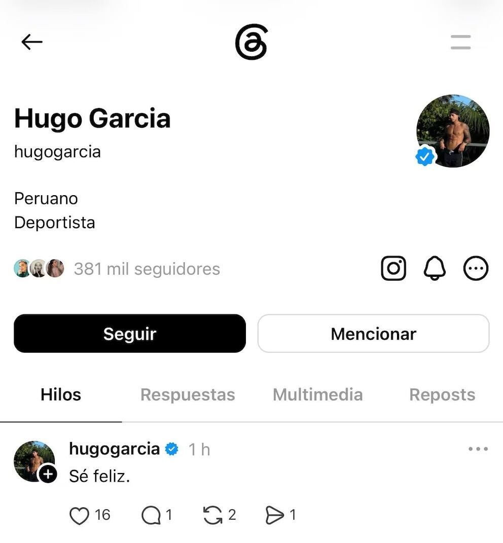 Créditos: threads @hugogarcia