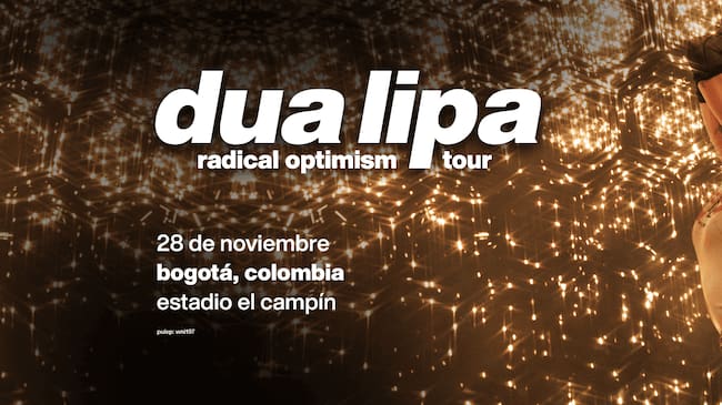 Concierto Dua Lipa Bogotá