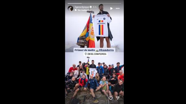 Créditos: Gerard Piqué y Clara Chía - Instagram