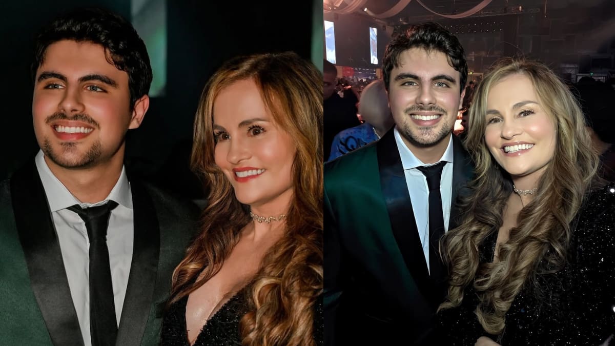 Él es Demian, el apuesto hijo de Aura Cristina Geithner, nueva habitante de La Casa de los Famosos