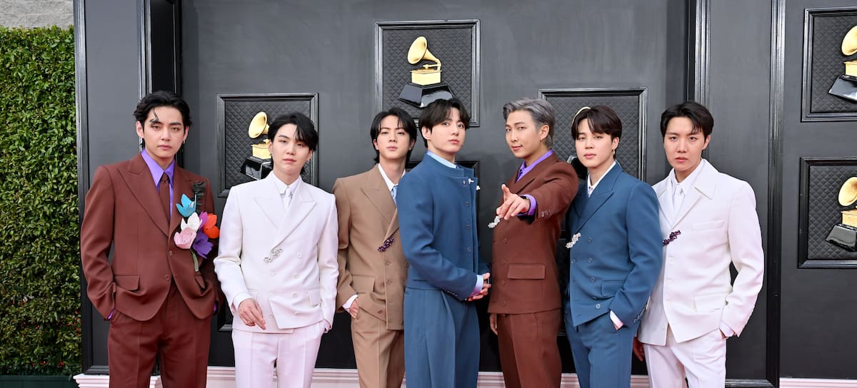 BTS en los GRAMMY de 2022