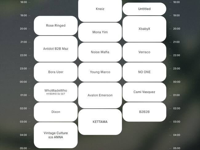 Créditos: Tomorrowland Core 2025