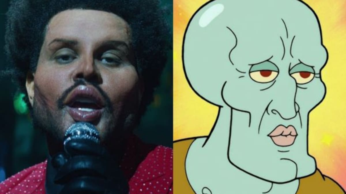 The Weeknd se transforma en ‘Calamardo Guapo’ y las redes explotan