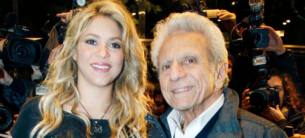 Shakira y William Mebarak // Crédito: Getty Images.