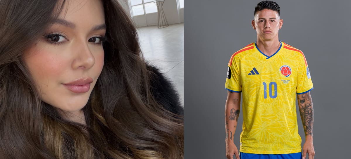 Créditos: Luisa Duque y James Rodríguez .- Foto tomada de Instagram y de Getty Images
