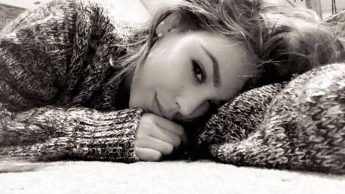 La sexy foto de Danna Paola en pijama