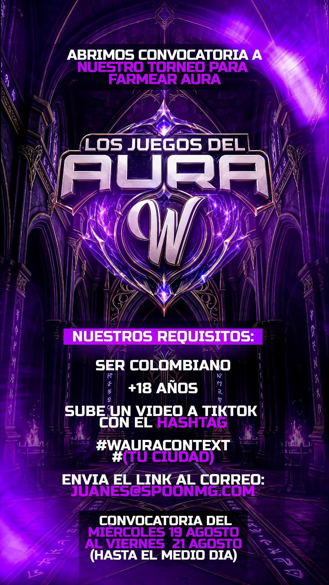 Torneo de Farmear AURA WestCol | Créditos: IG WestCol