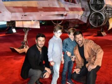 Así han aceptado los mellizos de Ricky Martin a su nuevo padrastro