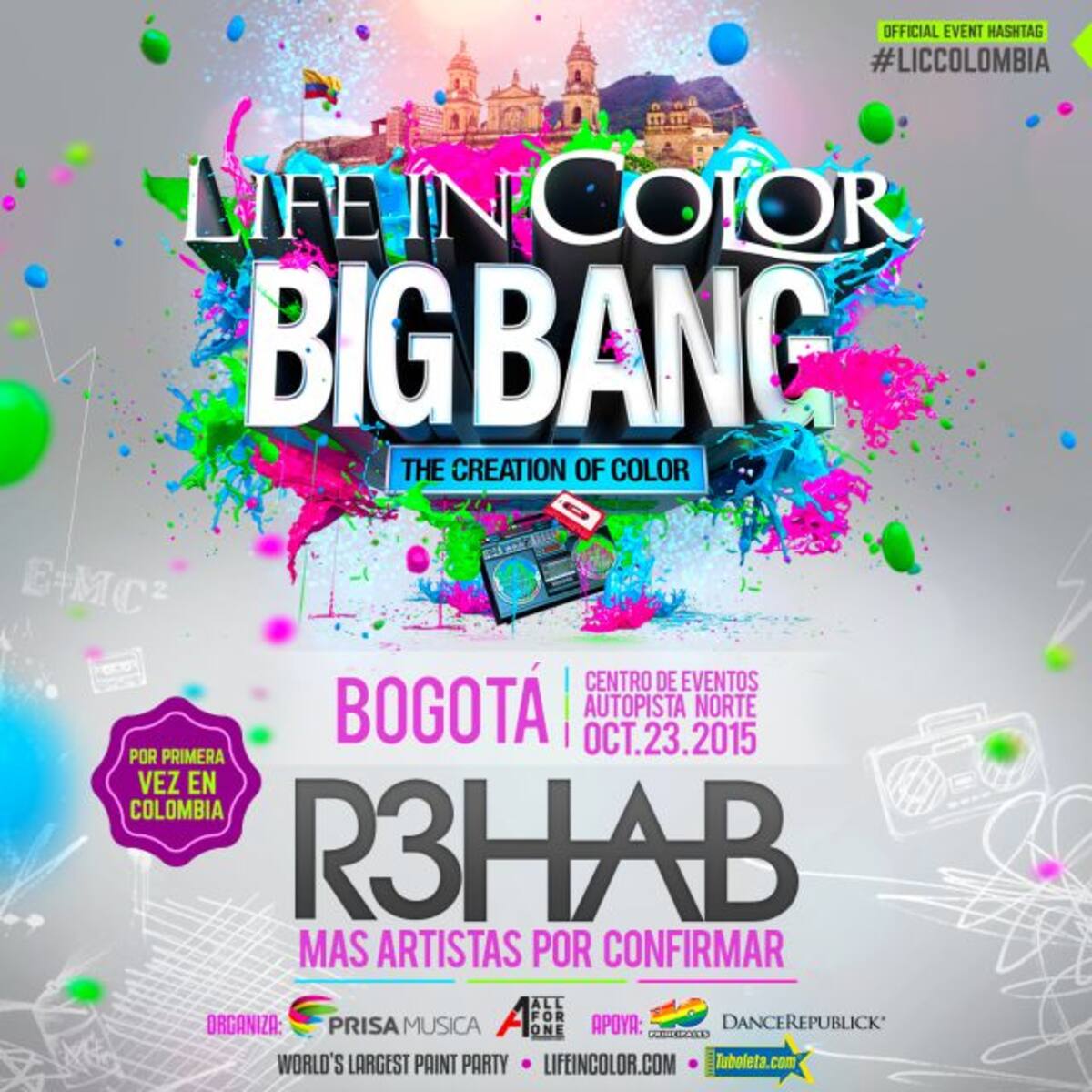 ‘Life in Color’ trae a Colombia a R3HAB