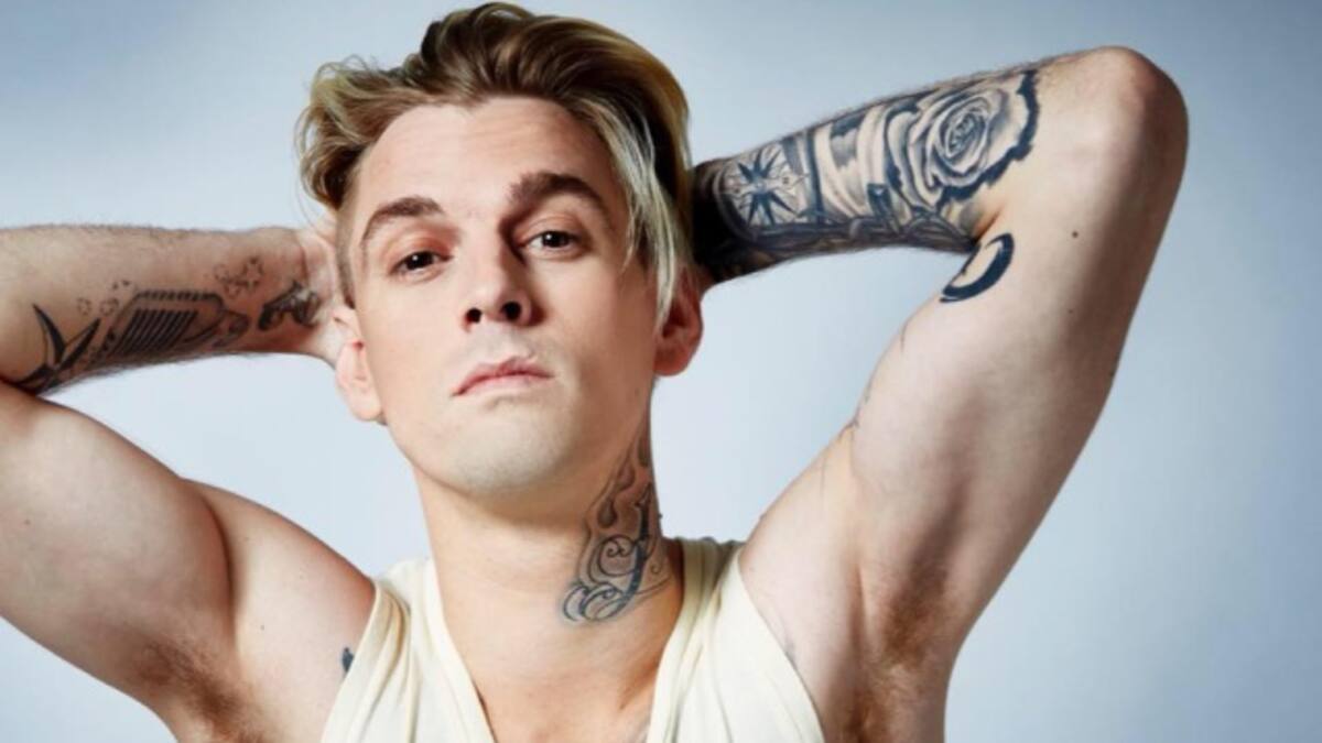¿Acaba de desmentir Aaron Carter su bisexualidad?