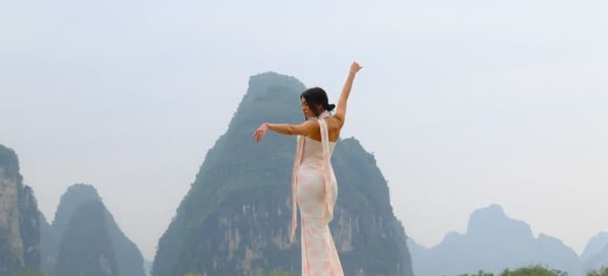 Foto de Luisa Castro en China. Tomada de su cuenta de Instagram.