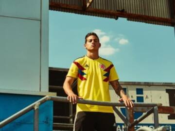 James Rodriguez y la nueva camiseta de la selección provocan efusivo saludo de la modelo rusa