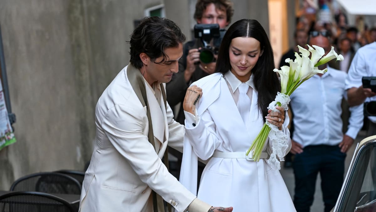 ¡Damiano David y Dove Cameron ya se casaron! Primeras imágenes de su boda en Italia