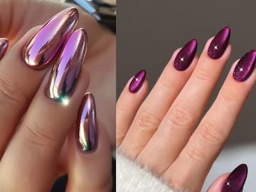 Así puedes hacer efecto cromado y ojo de gato en tus uñas con tres simples pasos en casa
