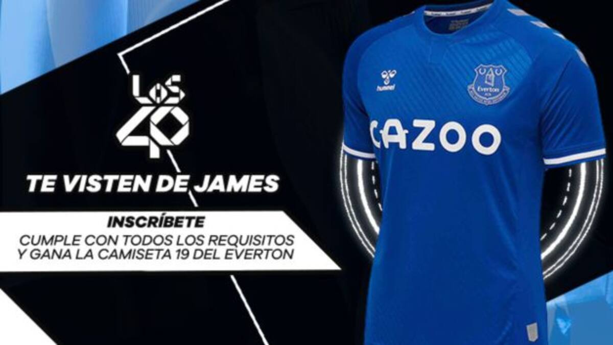 ¡Gánate la camiseta oficial de James Rodríguez en el Everton!