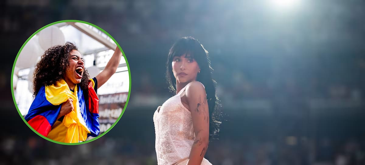 Créditos: Aitana en su concierto en el Riyadh Air Metropolitano Julio 2025 / Aldara Zarraoa y Getty Images