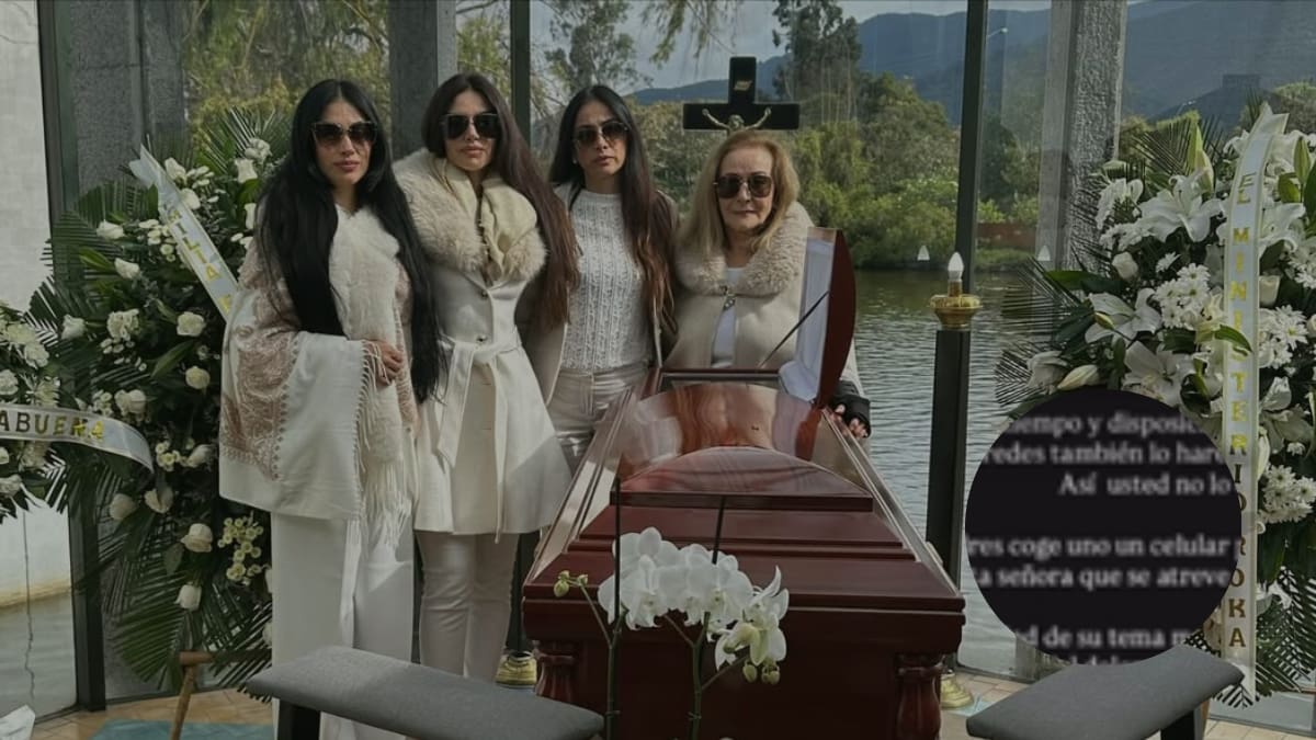 Jessica Cediel respondió a Tuti por críticas de su duelo familiar: “Controle la única neurona que le queda”